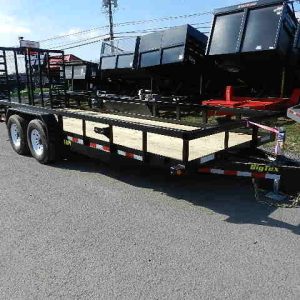 Big Tex 7 x 20 Heavy Duty Landscape Trailer – Split Gate