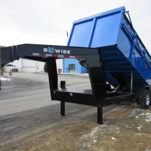 BWise 7 x 16 Heavy Duty Gooseneck Dump – Ultimate Dump Trailer