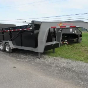 BWise 7 x 16 Heavy Duty Gooseneck Dump – Ultimate Dump Trailer