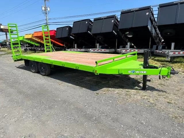 BWise 8 x 20 Deckover Equipment Trailer Ladder Ramps 1 BWise 8 x 20 Deckover Equipment Trailer – Ladder Ramps