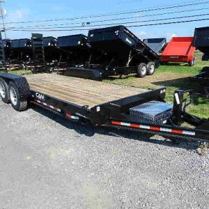 CAM Superline 7 x 18 Equipment Trailer – 8 Ton Channel Frame