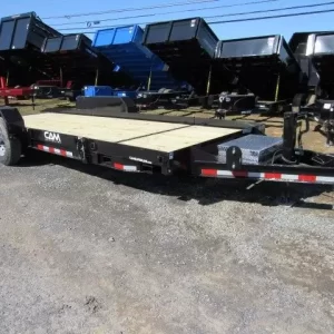 CAM Superline 7 x 21 Low Profile Equipment Trailer – Split-Tilt
