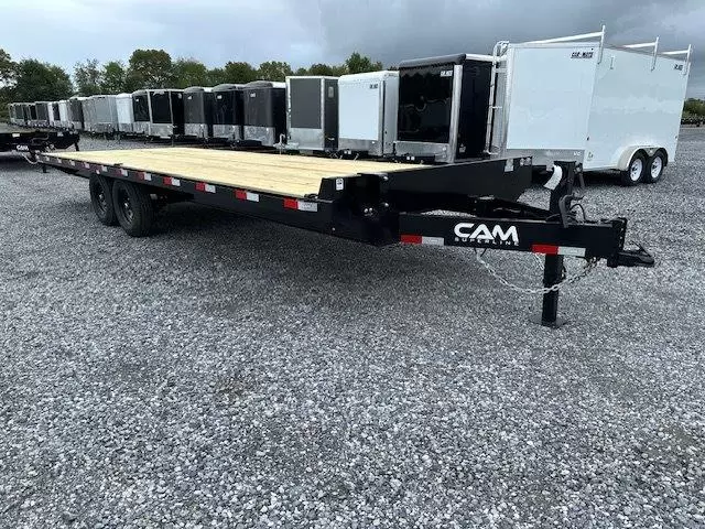 CAM Superline 8.5 x 24 Deckover Equipment Trailer Slide Out Ramps 1 CAM Superline 8.5 x 24 Deckover Equipment Trailer Slide Out Ramps