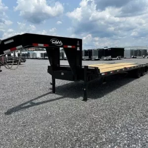 CAM Superline 8 x 30 Deckover Gooseneck Equipment Trailer