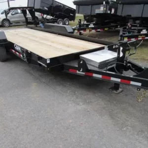 CAM Superline 7 x 20 Equipment Trailer Full Tilt Deck