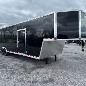 Car Mate 8.5 x 38 Enclosed Gooseneck Trailer – Aluminum Wheels