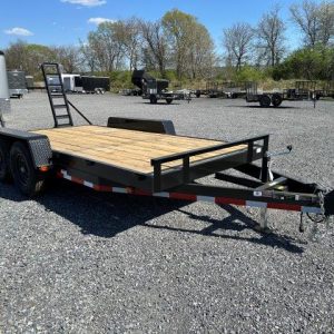 Carry-On 7 x 16 Equipment Trailer – Ladder Ramps