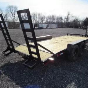 Carry On 7 x 18 Equipment Trailer Ladder Ramps