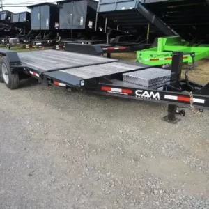 CAM Superline 7 x 19 Heavy Duty Split-Tilt Trailer Extra Wide Deck