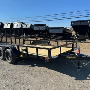 Big Tex 7 x 14 Landscape Utility Trailer – Ramp Gate