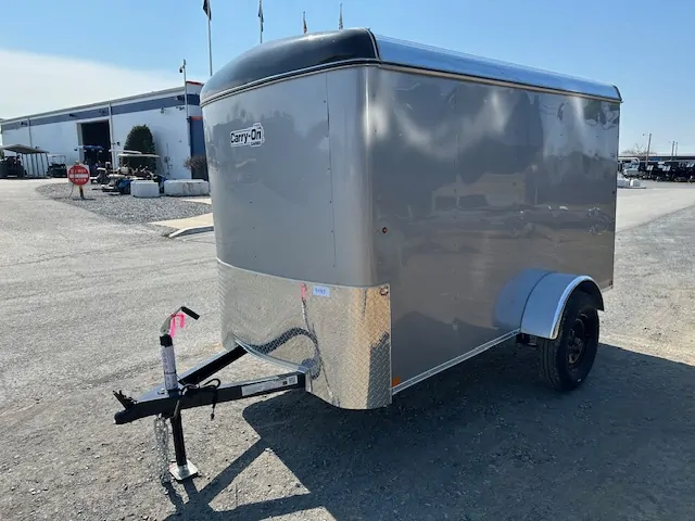 Carry-On 5 x 10 Enclosed Cargo Trailer Ramp Door 1 Carry-On 5 x 10 Enclosed Cargo Trailer Ramp Door