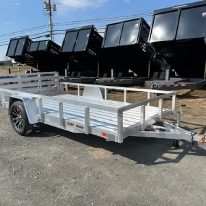Sport Haven 6×12 Aluminum Utility Trailer – Deluxe