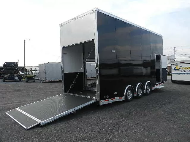 ATC 8.5 x 24 Aluminum Two Car Hauler – Stacker Trailer 2 ATC 8.5 x 24 Aluminum Two Car Hauler – Stacker Trailer - Image 2