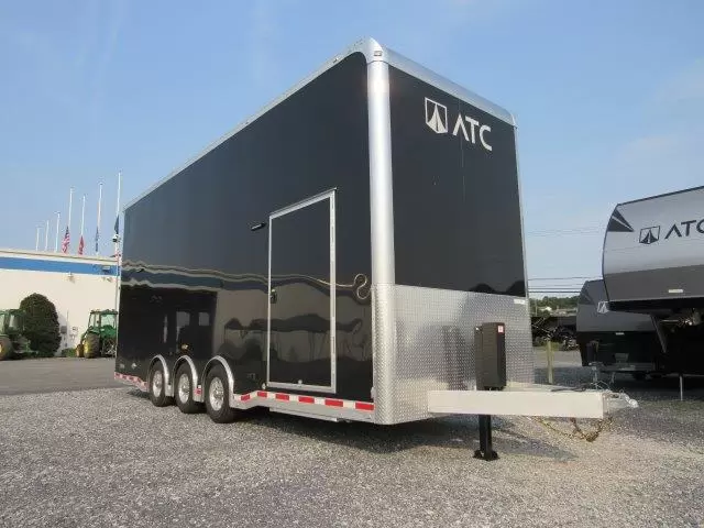 ATC 8.5 x 26 Aluminum Two Car Hauler – Stacker Trailer 1 ATC 8.5 x 26 Aluminum Two Car Hauler – Stacker Trailer