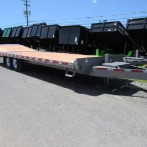 BWise 8 x 28 Deckover Equipment Trailer Beavertail