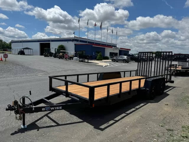 BWise 7 x 20 Low Profile Equipment Trailer – Landscape Ramp 3 BWise 7 x 20 Low Profile Equipment Trailer – Landscape Ramp - Image 3