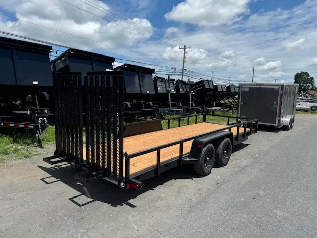 BWise 7 x 20 Low Profile Equipment Trailer – Landscape Ramp 6 BWise 7 x 20 Low Profile Equipment Trailer – Landscape Ramp - Image 6