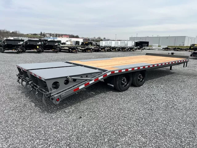 BWise 8 x 24 Deckover Equipment Trailer Full Width Ramps 6 BWise 8 x 24 Deckover Equipment Trailer Full Width Ramps - Image 6