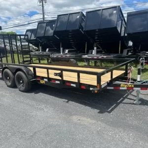 Big Tex 7 x 18 Landscape Utility Trailer – Split Ramp Gate