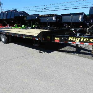 Big Tex 8.5 x 25 Heavy Duty Deckover Equipment Trailer Mega Ramps