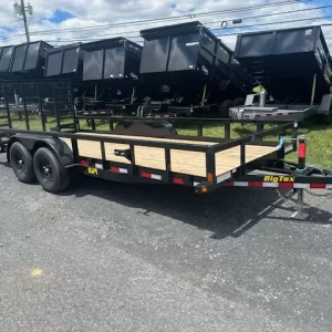 Big Tex 7 x 18 Landscape Utility Trailer – 10K Heavy Duty Ramp