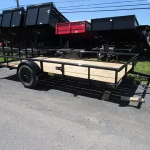Big Tex 7 x 14 Landscape Utility Trailer – Rear Ramp Gate