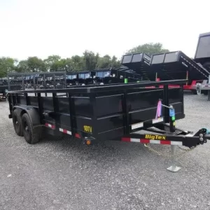 Big Tex 7 x 16 Landscape Utility Trailer – Solid Steel Sides