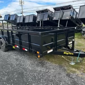 Big Tex 7 x 18 Landscape Utility Trailer – Solid Steel Sides