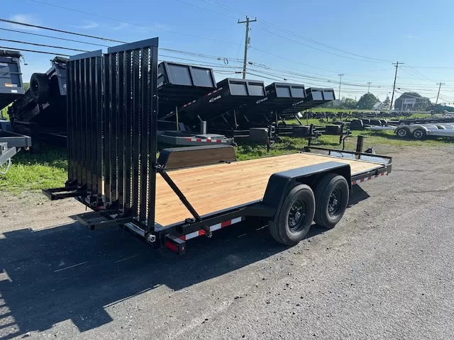 BWise 7 x 18 Low Profile Equipment Trailer – Landscape Ramp 4 BWise 7 x 18 Low Profile Equipment Trailer – Landscape Ramp - Image 4