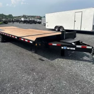 BWise 8 x 26 Deckover Equipment Trailer Split Tilt Deck