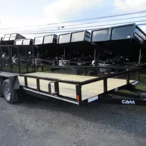 Cam Superline 7 x 16 Landscape Utility Trailer – Rear Landscape Gate