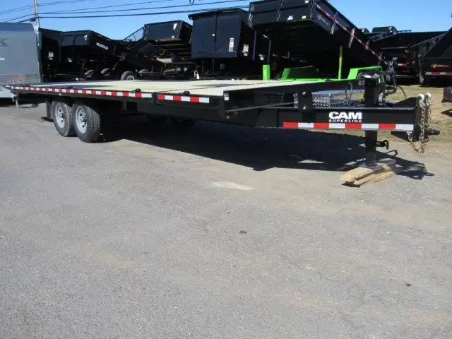 CAM Superline 8 x 24 Equipment Trailer Powered Split Tilt 1 CAM Superline 8 x 24 Equipment Trailer Powered Split Tilt