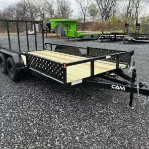 Cam Superline 7 x 14 Landscape Utility Trailer – Side ATV Ramps