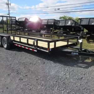 Cam Superline 7 x 20 Landscape Utility Trailer – Rear Landscape Gate