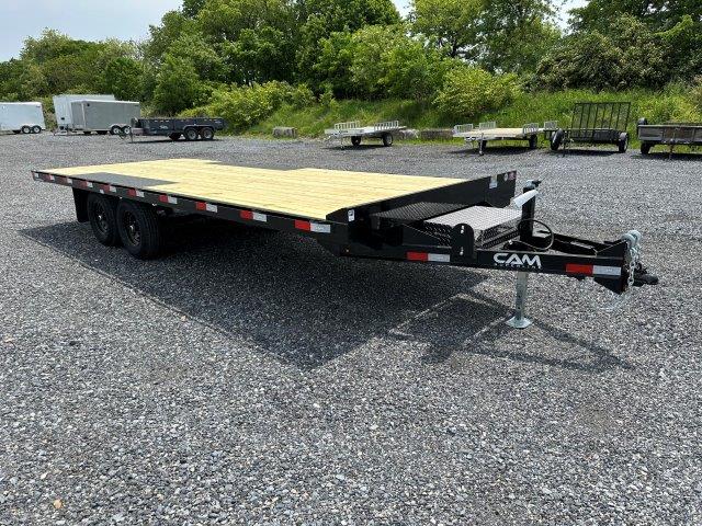 CAM Superline 8 x 20 Deckover Equipment Trailer Slide Out Ramps 1 CAM Superline 8 x 20 Deckover Equipment Trailer Slide Out Ramps