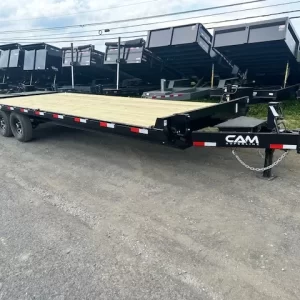 CAM Superline 8 x 25 Deckover Equipment Trailer Super Ramps