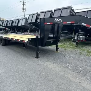 CAM Superline 8 x 25 Deckover Gooseneck Equipment Trailer