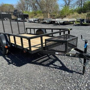 Carry On 5.5 x 10 Landscape Utility Trailer – Mesh Toolbox