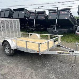 Carry-On 6 x 10 Aluminum Landscape Utility Trailer – Rear Mesh Gate
