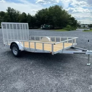 Carry On 7 x 12 Aluminum Landscape Utility Trailer – Rear Gate