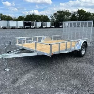 Carry-On 7 x 12 Aluminum Landscape Utility Trailer – Rear Gate