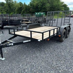 Carry On 7 x 12 Landscape Utility Trailer – Rear Ramp Gate