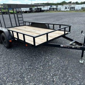 Carry On 7 x 12 Landscape Utility Trailer – Rear Ramp Gate
