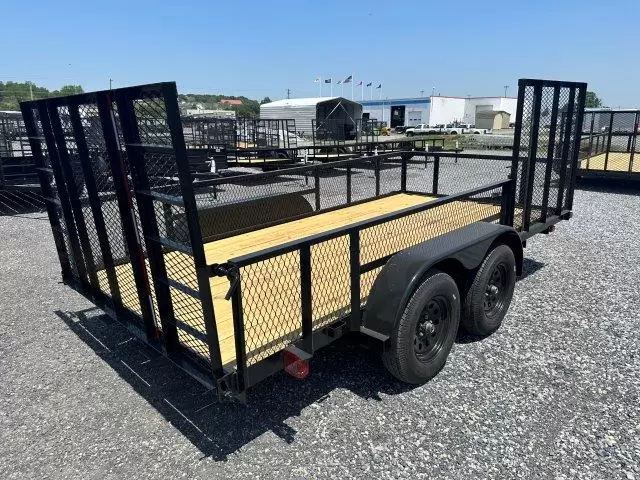 Carry On 7 x 14 Landscape Utility Trailer – Mesh Sides & ATV Gate 2 Carry On 7 x 14 Landscape Utility Trailer – Mesh Sides & ATV Gate - Image 2