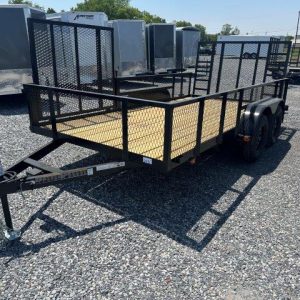 Carry On 7 x 14 Landscape Utility Trailer – Mesh Sides & ATV Gate