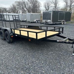 Carry On 7 x 14 Landscape Utility Trailer – Rear Ramp Gate