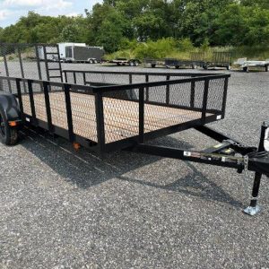 Carry On 7 x 16 Landscape Utility Trailer – Mesh Sides