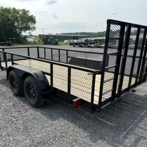 Carry On 7 x 16 Landscape Utility Trailer – Mesh Sides