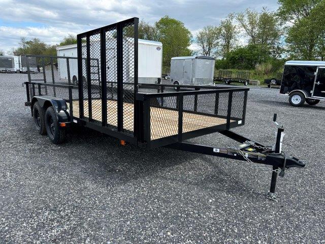 Carry On 7 x 16 Landscape Utility Trailer – Mesh Sides & ATV Gate 1 Carry On 7 x 16 Landscape Utility Trailer – Mesh Sides & ATV Gate