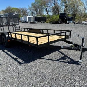 Carry On 7 x 16 Landscape Utility Trailer – Rear Ramp Gate